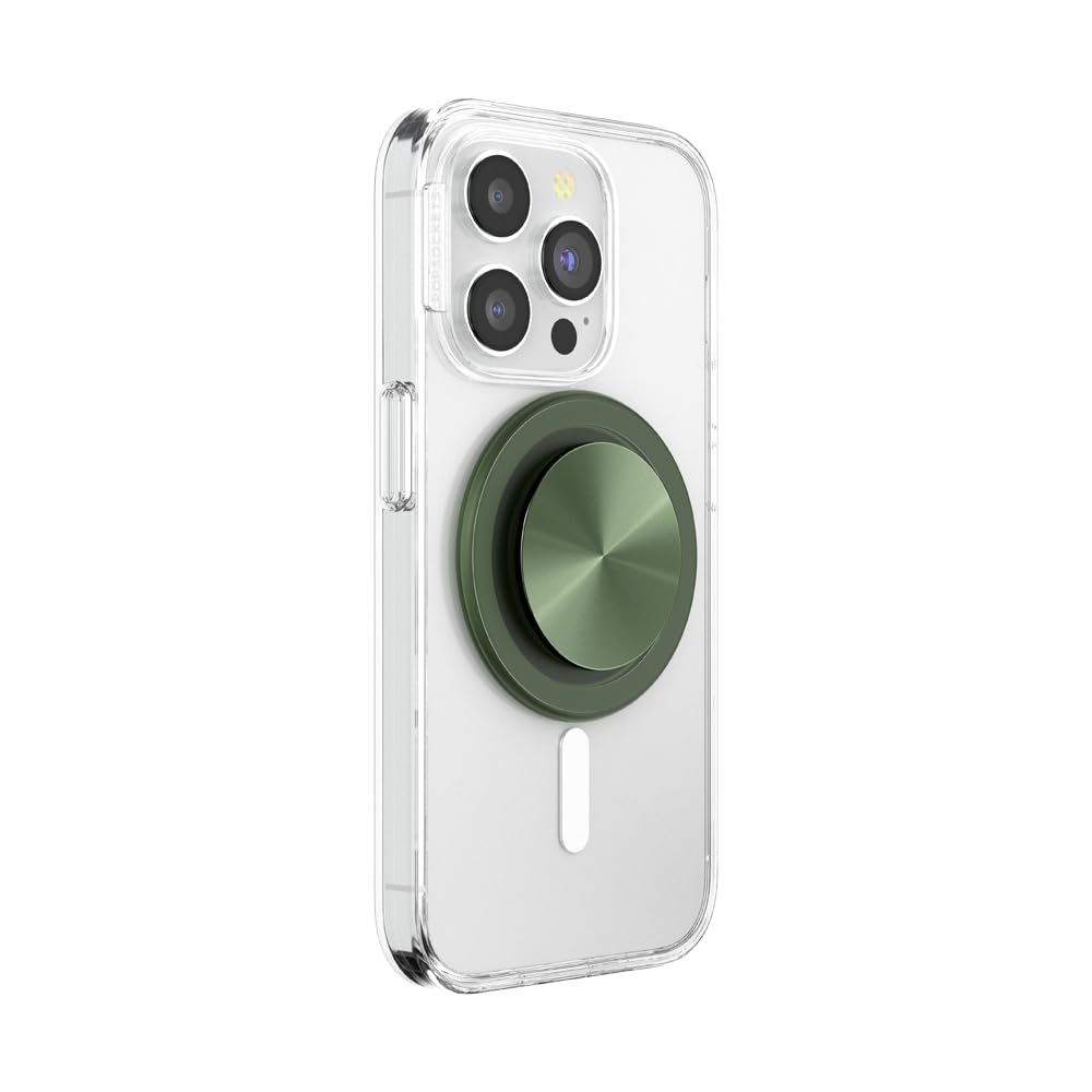 Foto 2 | Empuñadura De Teléfono Popsockets Alum Radial Olive Compatible Con Magsafe - Venta Internacional.