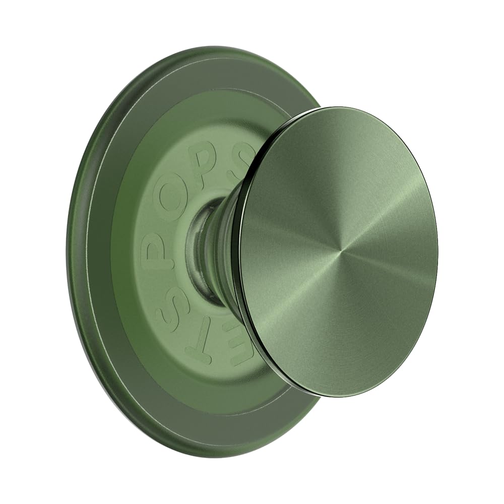 Foto 5 | Empuñadura De Teléfono Popsockets Alum Radial Olive Compatible Con Magsafe - Venta Internacional.