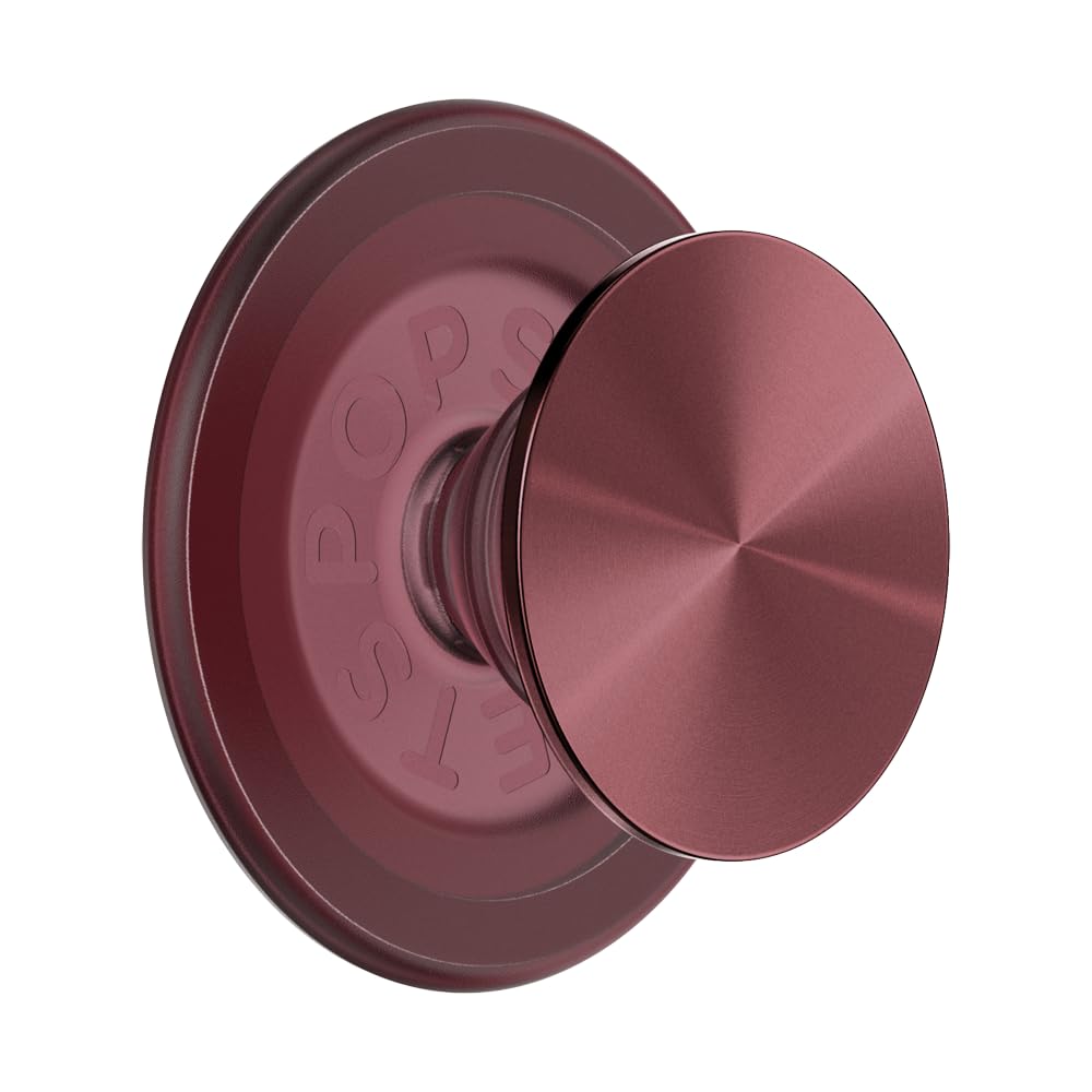 Foto 6 pulgar | Empuñadura De Teléfono Popsockets Alum Radial Oxblood Compatible Con Magsafe - Venta Internacional.