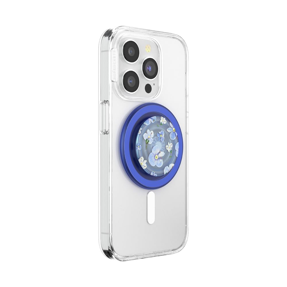 Foto 3 pulgar | Soporte Para Teléfono Popsockets Redondo Compatible Con Magsafe, Color Azul - Venta Internacional.