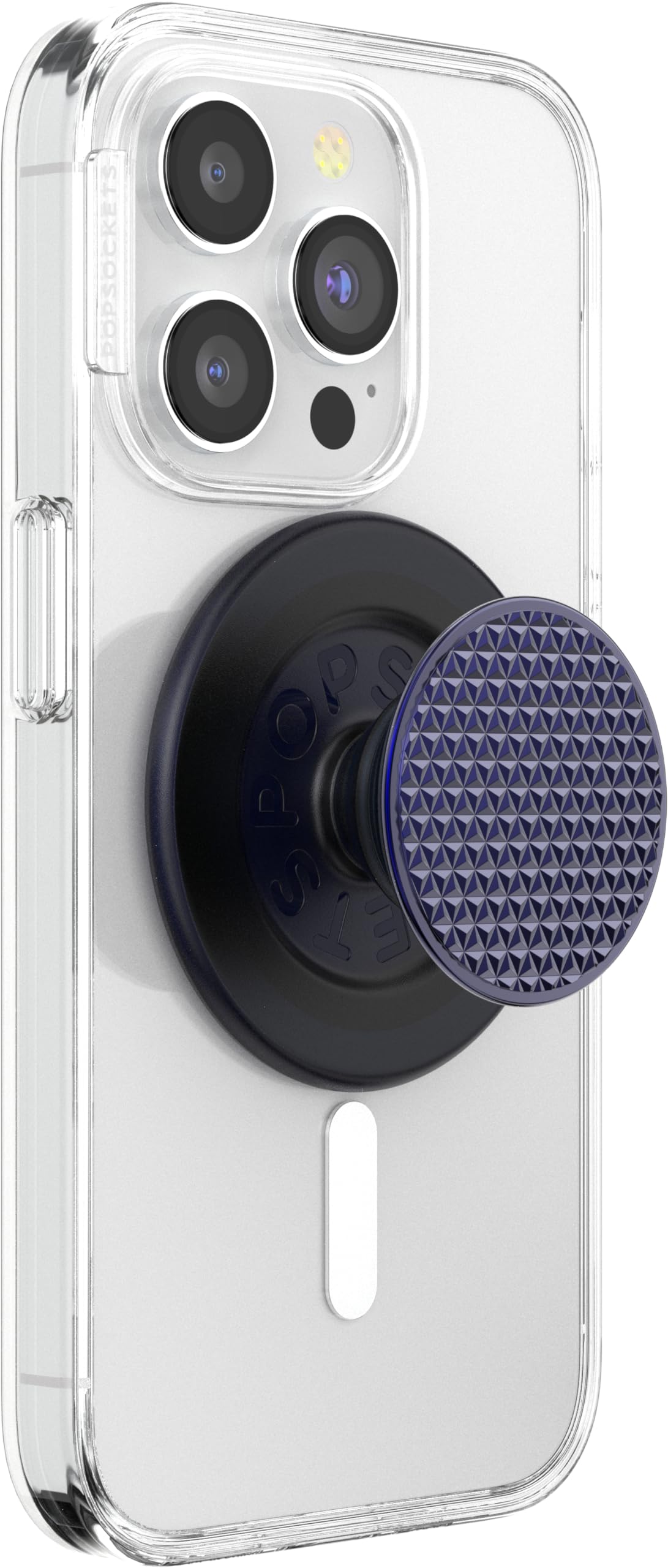 Foto 2 pulgar | Phone Grip Popsockets, Triángulo De Alumbre Estriado, Azul Marino Francés - Venta Internacional.