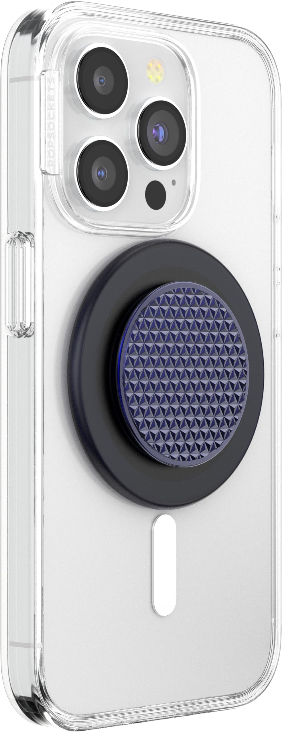 Foto 3 pulgar | Phone Grip Popsockets, Triángulo De Alumbre Estriado, Azul Marino Francés - Venta Internacional.