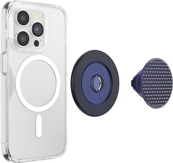 Foto 3 | Phone Grip Popsockets, Triángulo De Alumbre Estriado, Azul Marino Francés - Venta Internacional.
