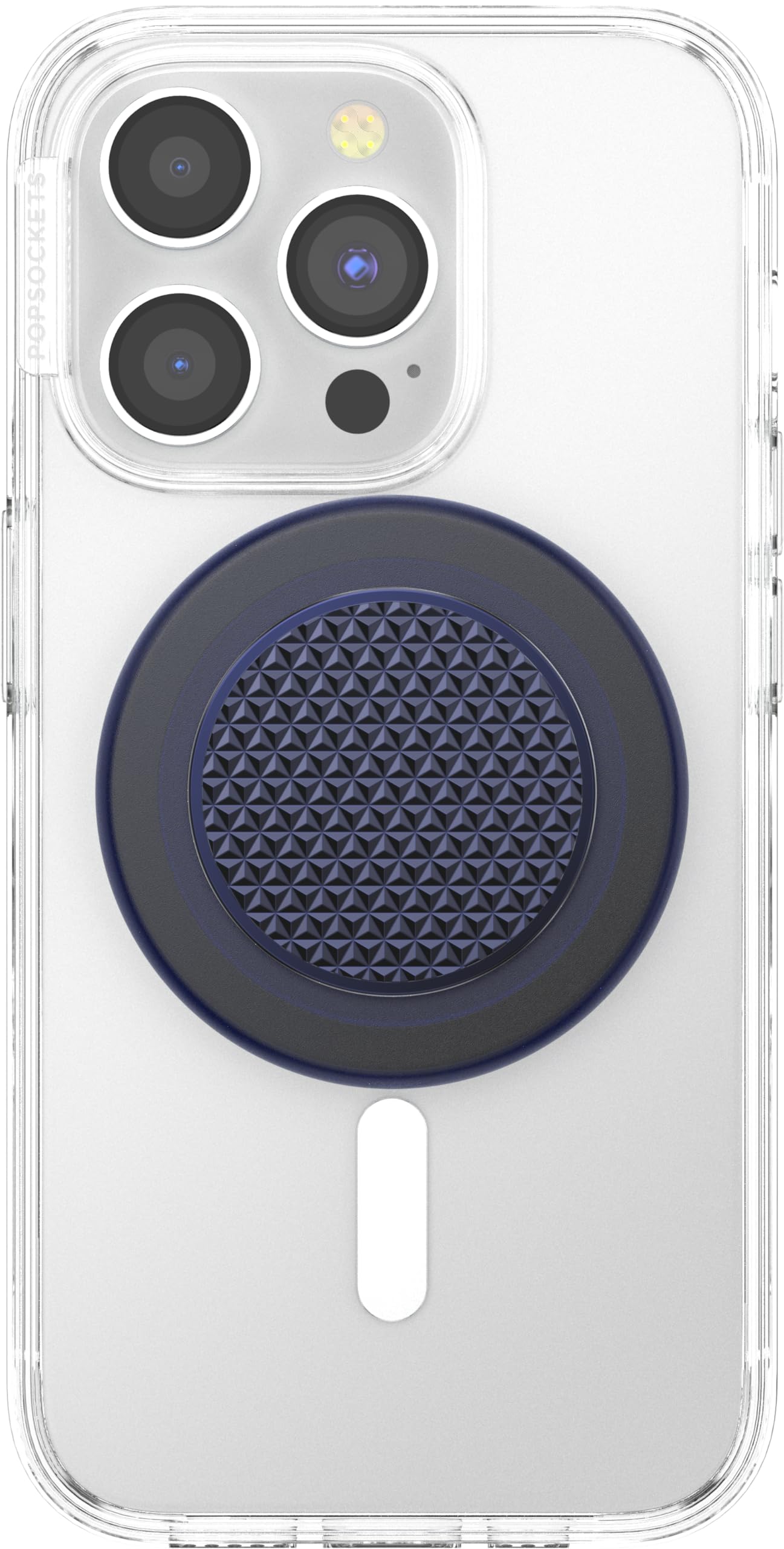 Foto 5 pulgar | Phone Grip Popsockets, Triángulo De Alumbre Estriado, Azul Marino Francés - Venta Internacional.