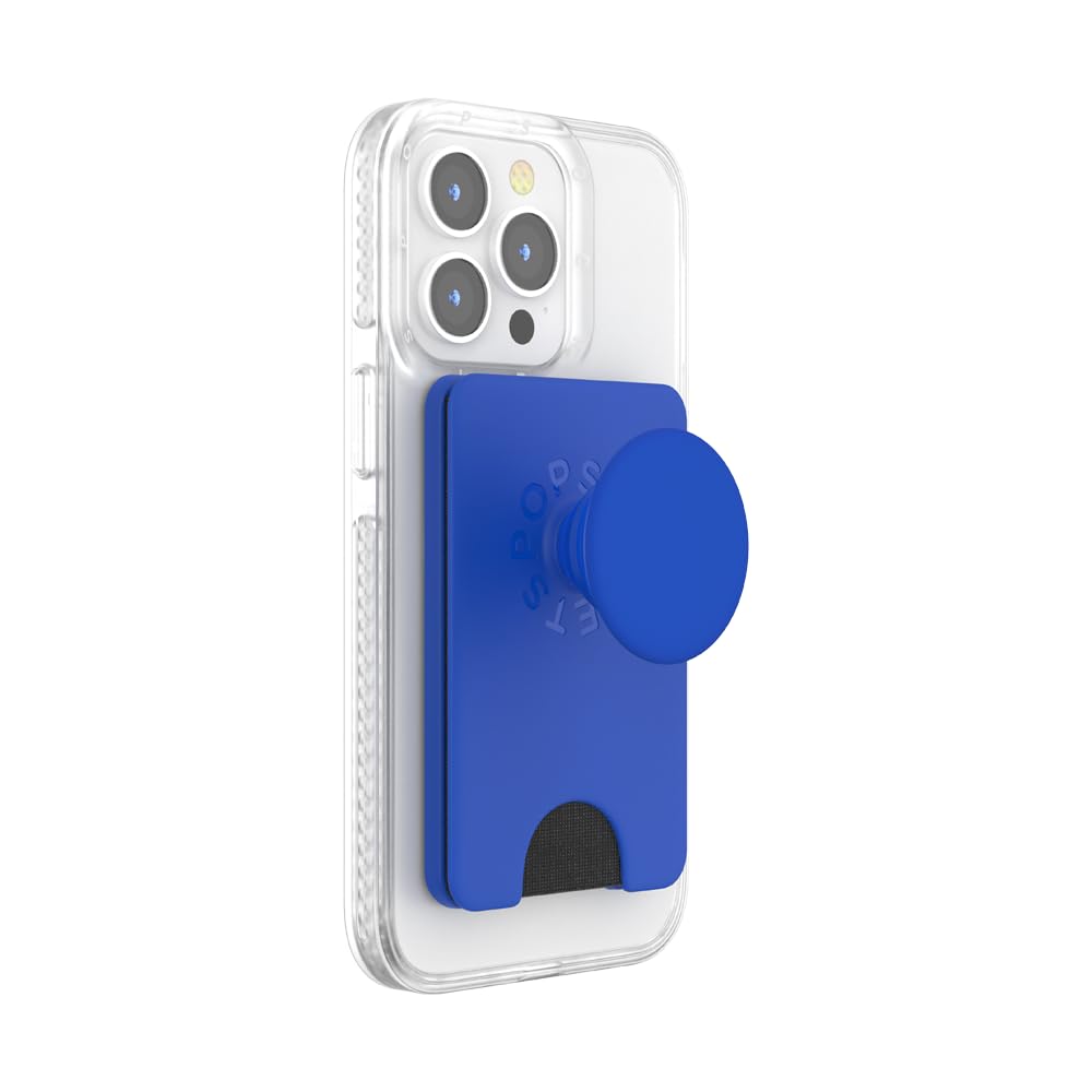 Foto 6 pulgar | Cartera Para Teléfono Popsockets Into The Woods, Color Cobalto Con Agarre Expandible - Venta Internacional.