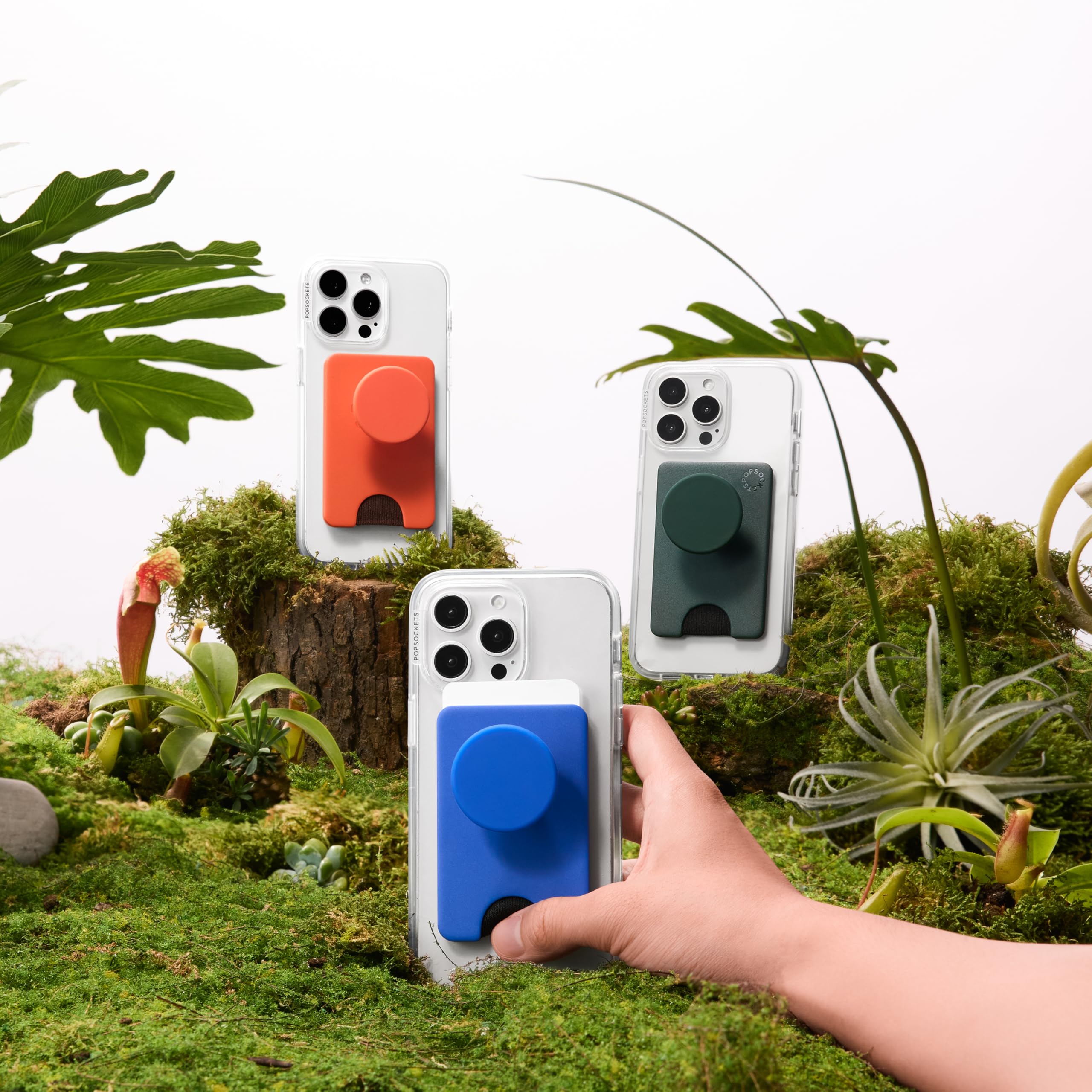 Foto 6 | Cartera Para Teléfono Popsockets Into The Woods, Color Cobalto Con Agarre Expandible - Venta Internacional.