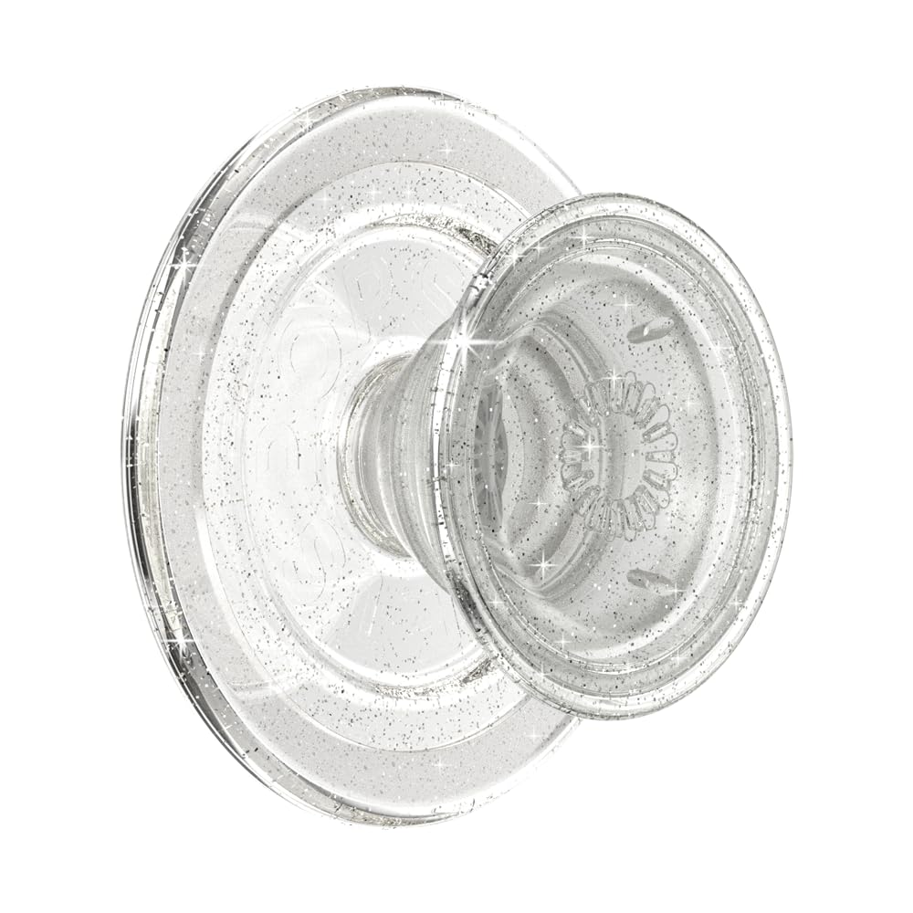 Foto 1 | Empuñadura Para Teléfono Popsockets, Redonda, Compatible Con Magsafe, Transparente, Purpurina - Venta Internacional.