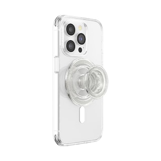 Foto 2 | Empuñadura Para Teléfono Popsockets, Redonda, Compatible Con Magsafe, Transparente, Purpurina - Venta Internacional.
