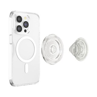Foto 4 | Empuñadura Para Teléfono Popsockets, Redonda, Compatible Con Magsafe, Transparente, Purpurina - Venta Internacional.