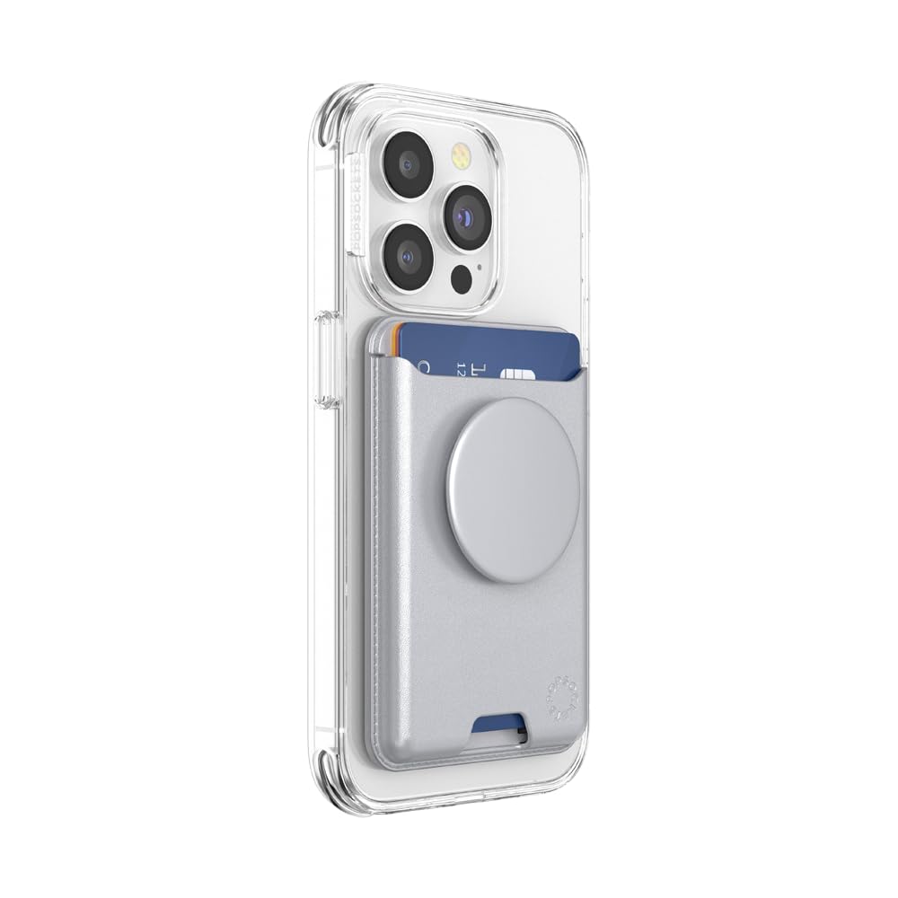 Foto 1 | Funda Para Teléfono Popsockets Softgoods Con Empuñadura Expandible Plateada - Venta Internacional.