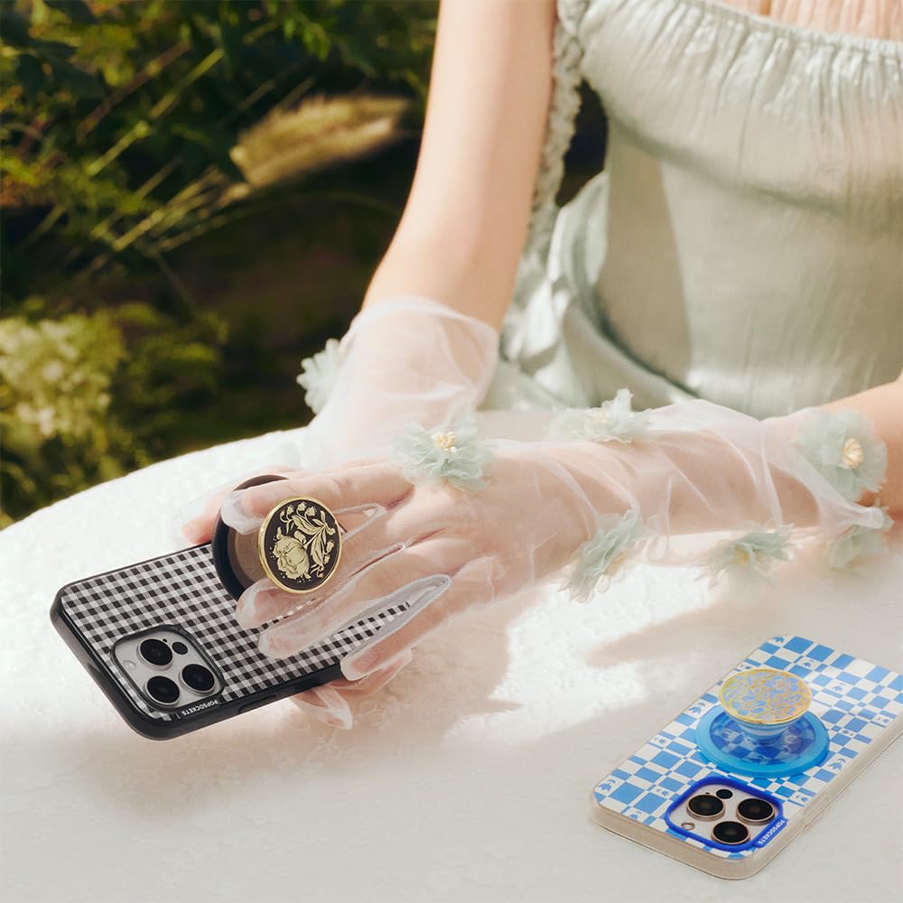 Foto 7 pulgar | Phone Grip Popsockets Compatibles Con Magsafe Lace Blue - Venta Internacional.