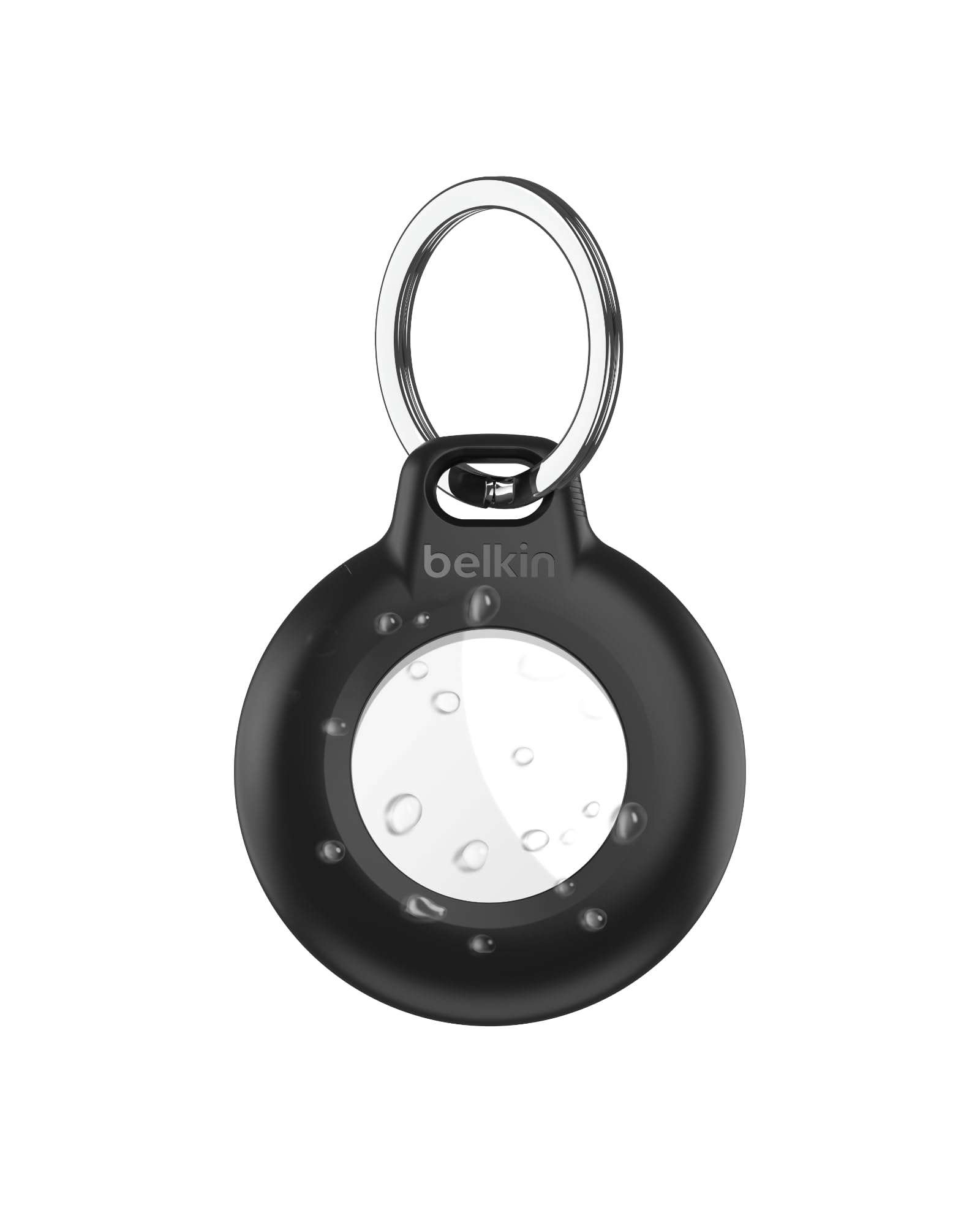 Foto 2 pulgar | Soporte Seguro Impermeable Para Airtag Con Llavero Belkin, Negro - Venta Internacional.