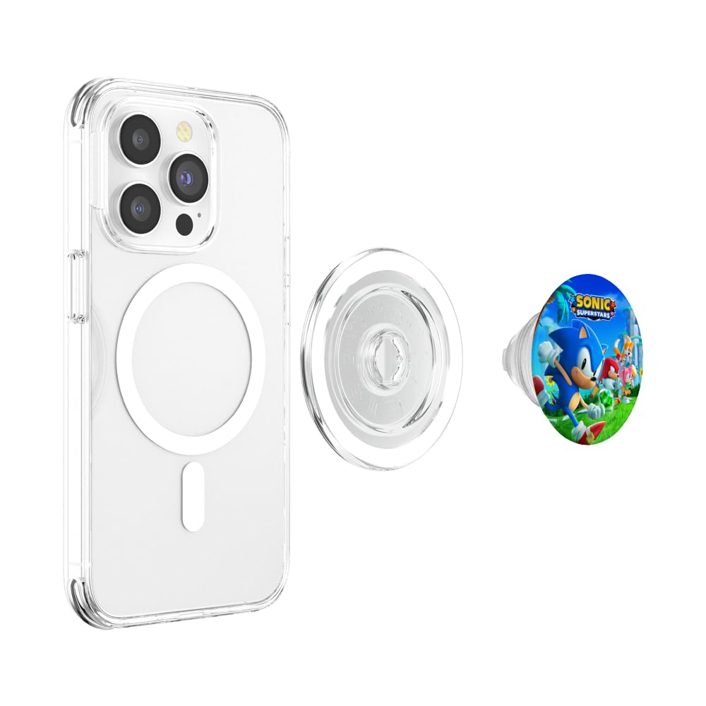 Foto 4 pulgar | Popsockets Popgrip Para Magsafe Sonic The Hedgehog Superstars - Venta Internacional.