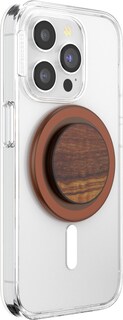 Foto 2 | Soporte Para Teléfono Popsockets Redondo, Compatible Con Magsafe, Madera De Olivo - Venta Internacional.