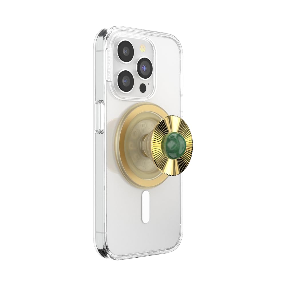 Foto 1 | Broche Con Forma De Gema Popsockets Para Teléfono, Jade, Compatible Con Magsafe - Venta Internacional.