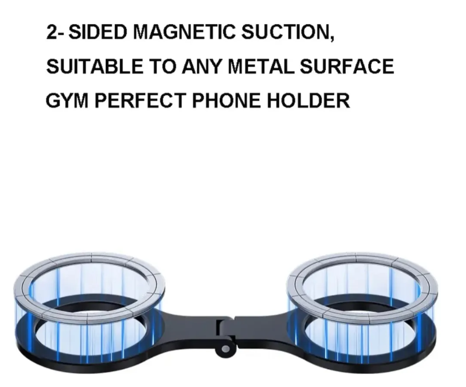 Foto 4 pulgar | Anillo Magsafe Soporte Magnético Iphone Celular Tripié Gym