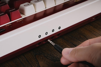 Foto 4 | Teclado Retromecánico De 8 Bits Bluetooth 2 4 G/usb-c Fami