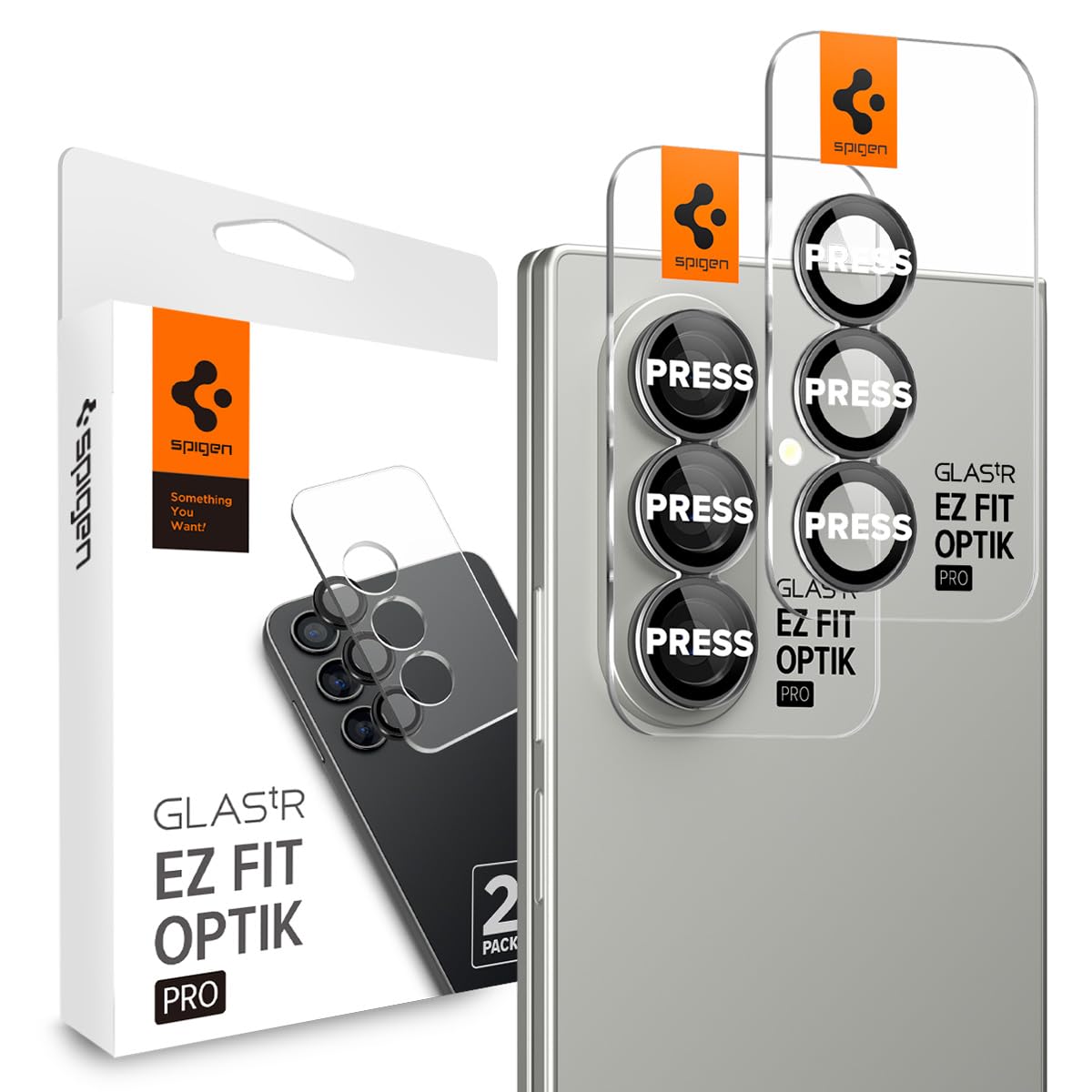 Foto 2 pulgar | Protector De Pantalla Para Lente De Cámara Spigen Glastr Ez Fit Galaxy Z Fold 7 - Venta Internacional.