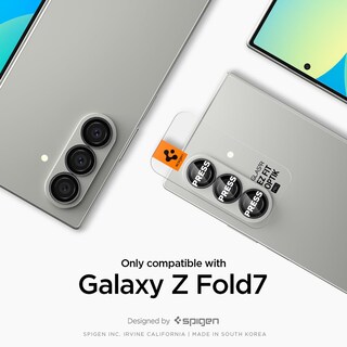Foto 2 | Protector De Pantalla Para Lente De Cámara Spigen Glastr Ez Fit Galaxy Z Fold 7 - Venta Internacional.