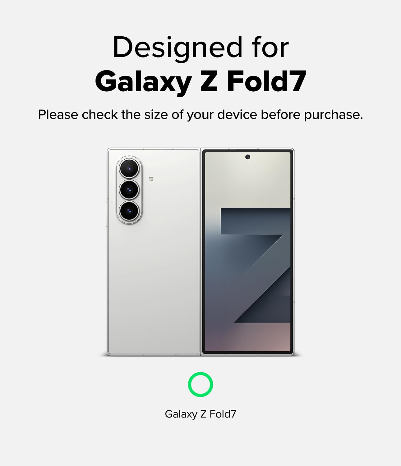 Foto 2 | Protector De Vidrio Para Marco De Lente De Cámara Ringke Para Samsung Galaxy Z Fold 7  Paquete De 2 - Venta Internaci