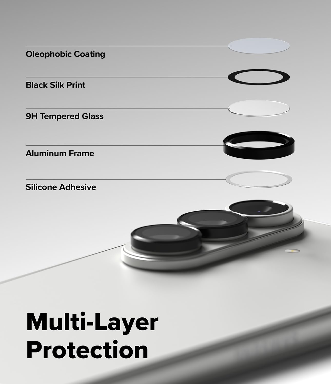 Foto 7 pulgar | Protector De Vidrio Para Marco De Lente De Cámara Ringke Para Samsung Galaxy Z Fold 7  Paquete De 2 - Venta Internaci