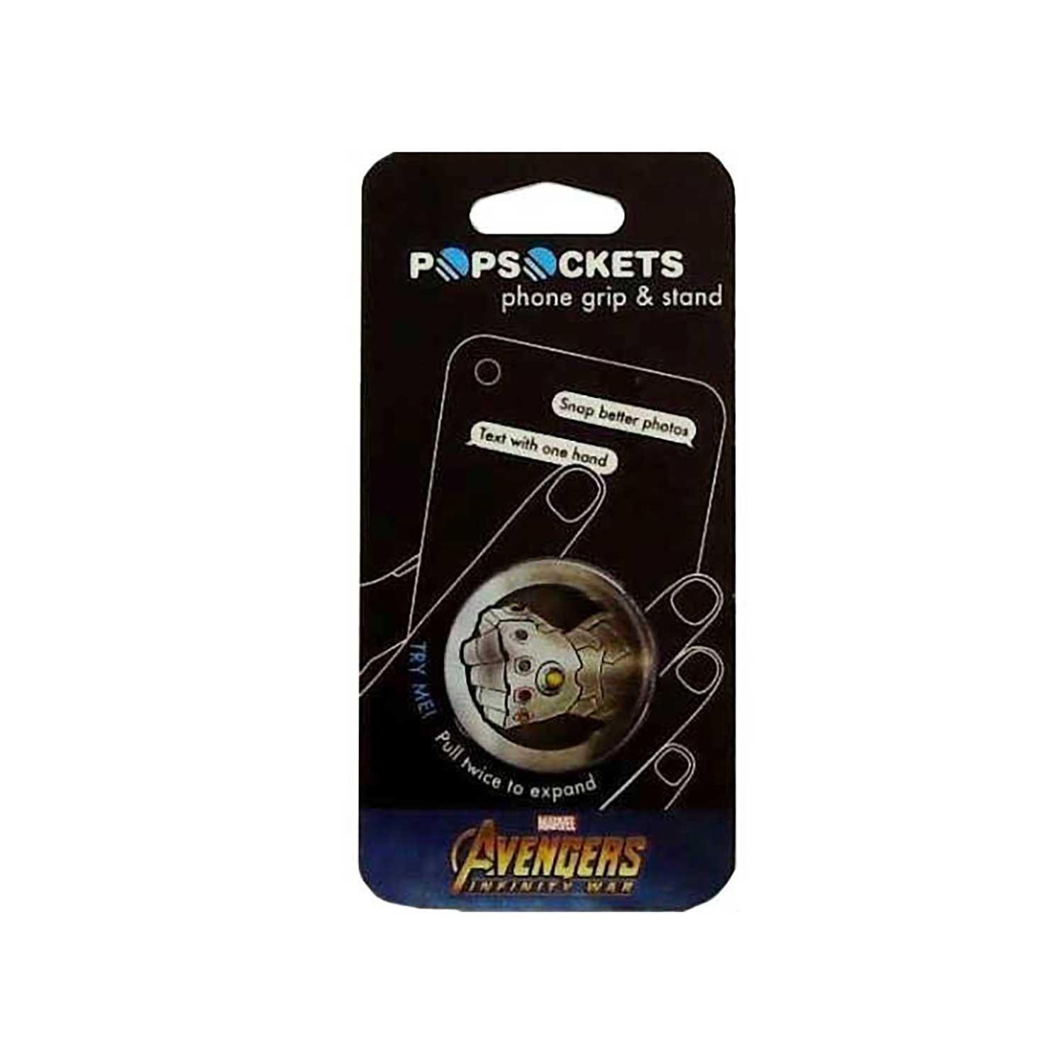 Foto 4 pulgar | Soporte Popsockets Multicolor Base Universal Avengers Gauntlet