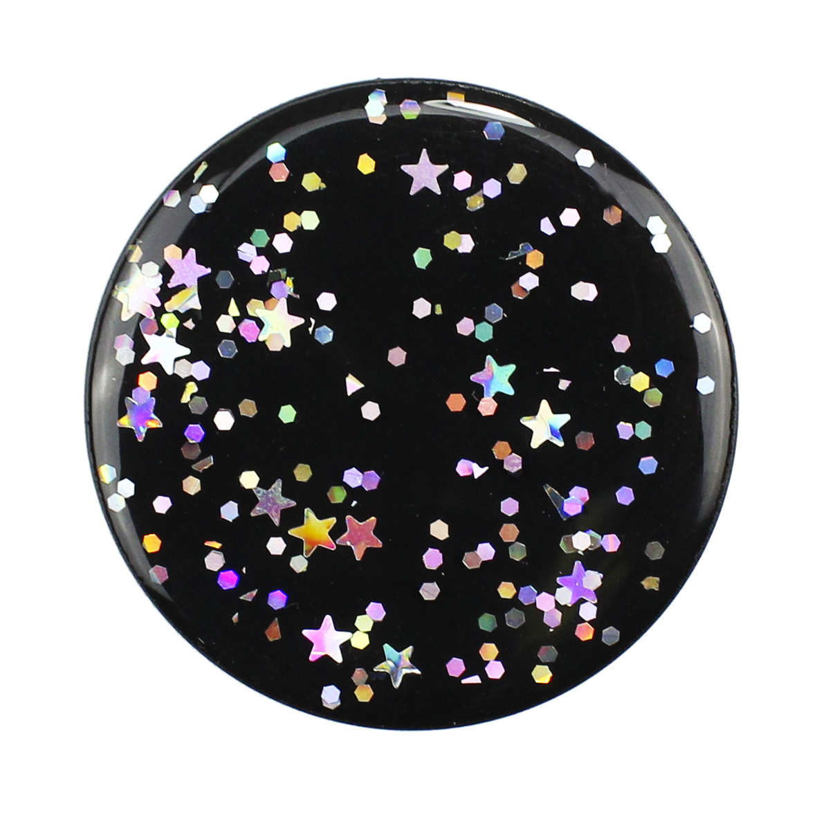Foto 2 pulgar | Pop Triche con Diseño de Gel Glitter color Negro