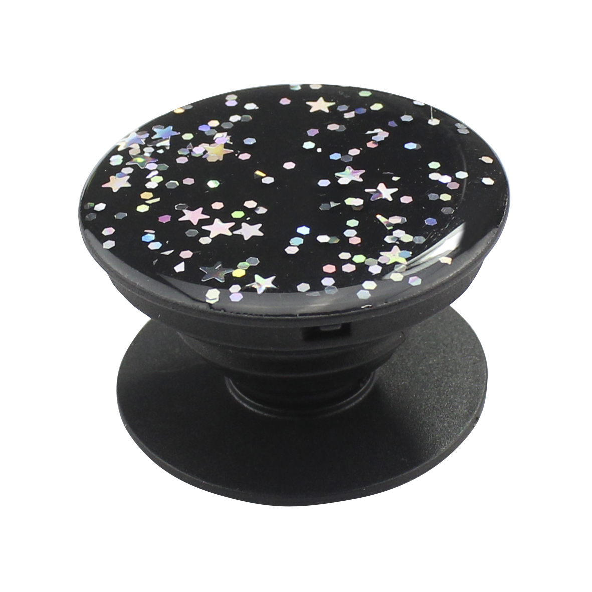 Foto 3 pulgar | Pop Triche con Diseño de Gel Glitter color Negro