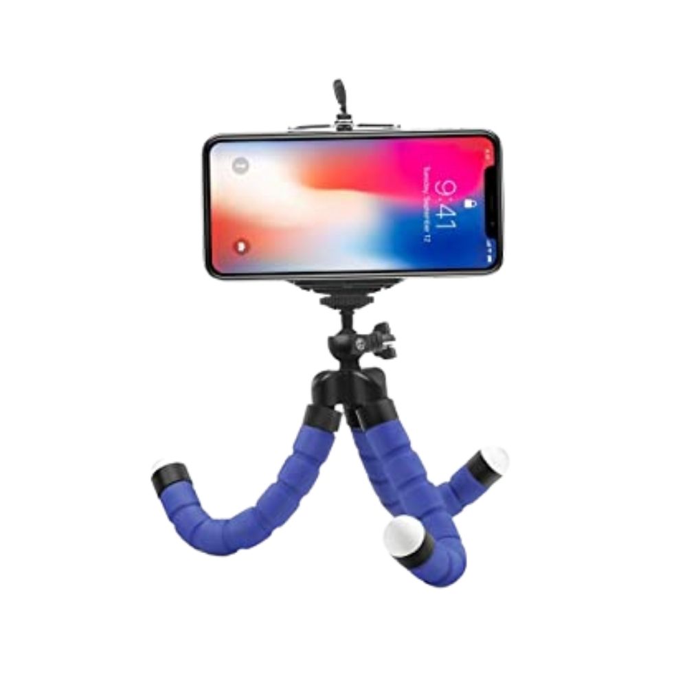 Foto 4 pulgar | Tripié Flexible para Smartphone Gadgets and Fun color Azul