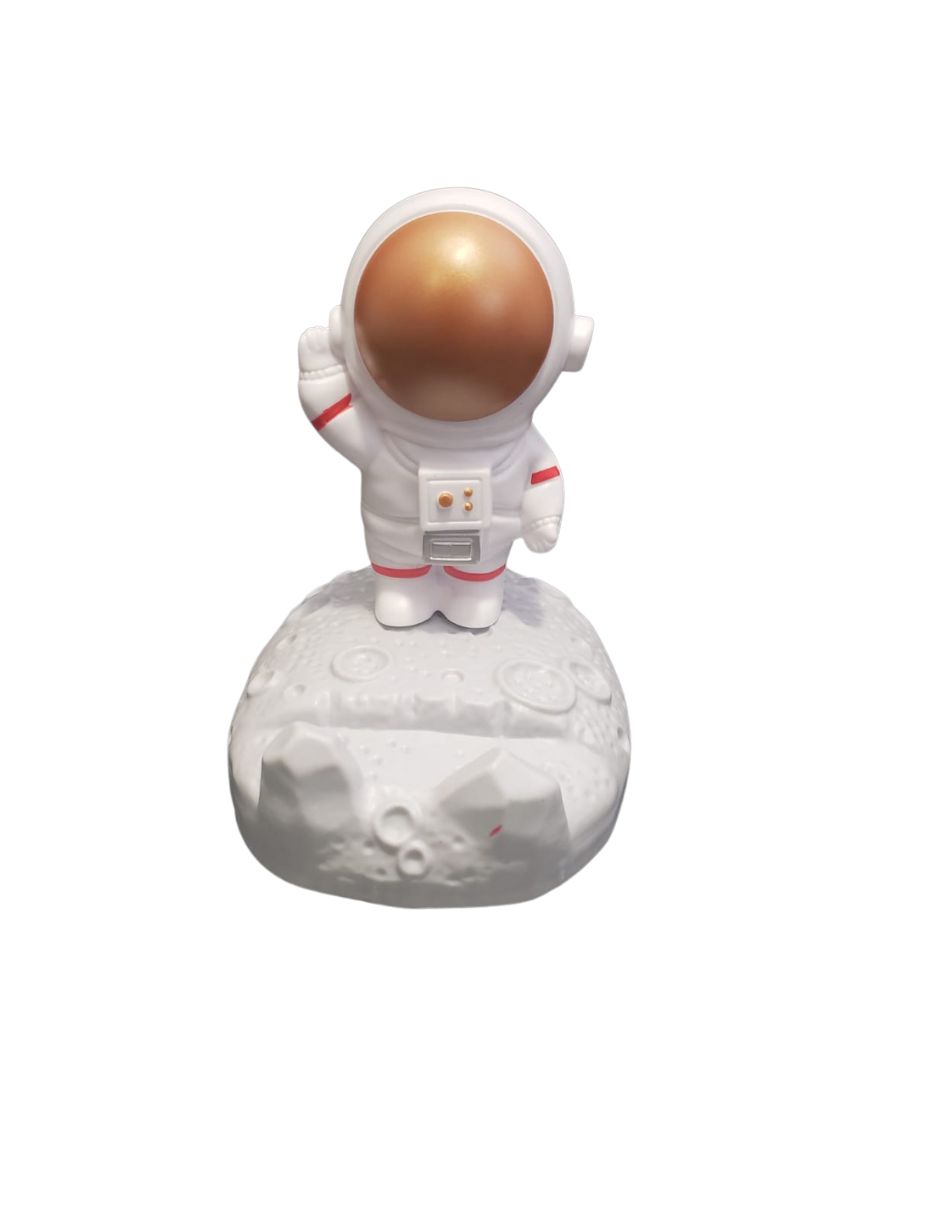 Soporte para Celular GADGETS AND FUN Astronauta en la luna Blanco