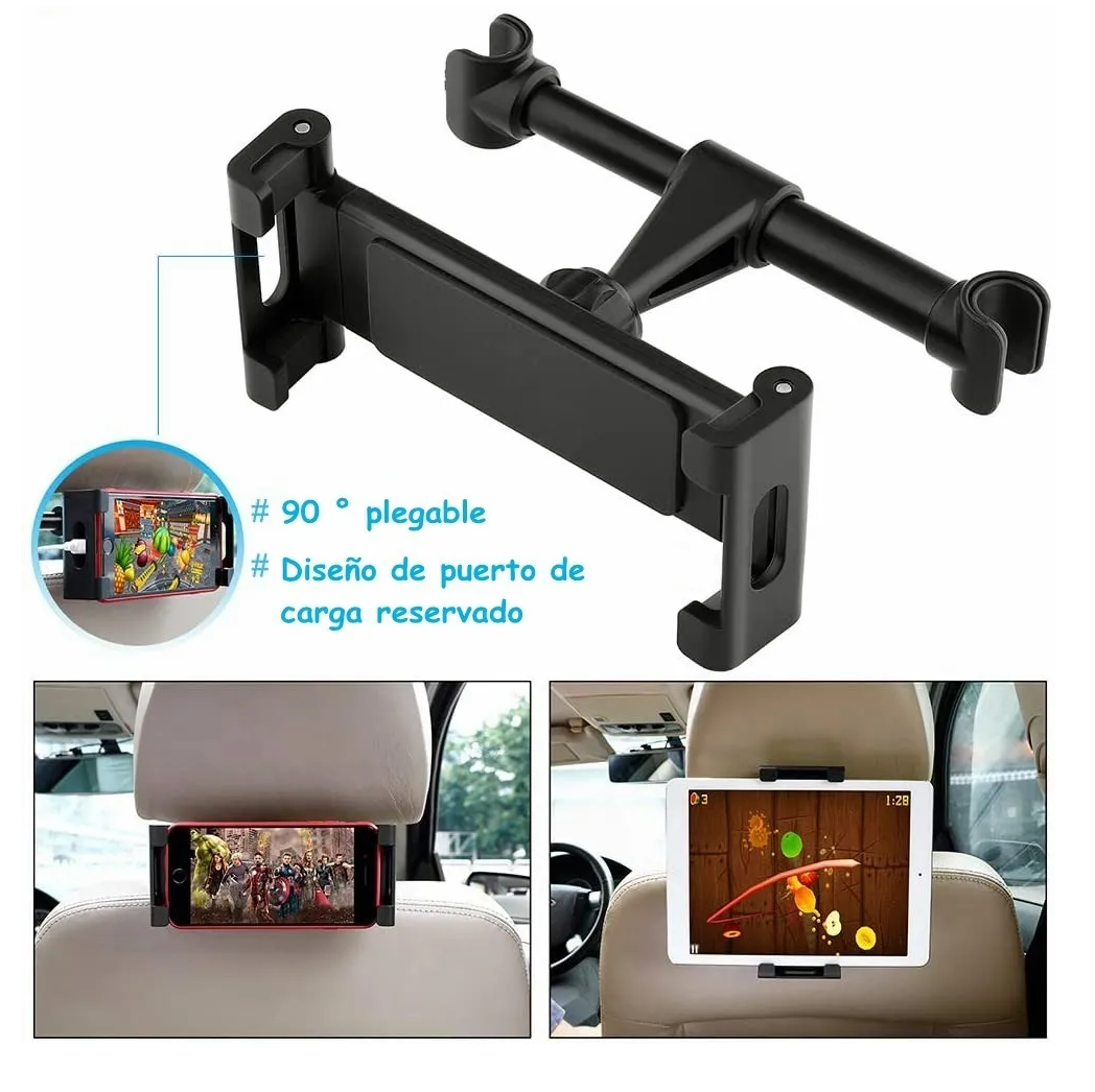 Foto 4 pulgar | Soporte de Teléfono Ajustable para Auto Malubero color Negro