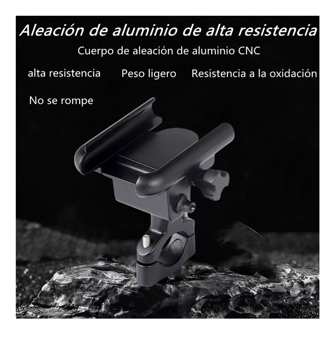 Foto 5 | Soporte para Celular Belug Aluminio para Motocicleta color Negro