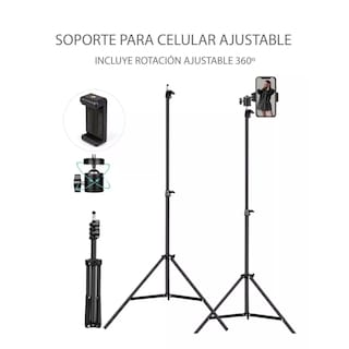 Foto 3 | Tripié Metálico para Celular de 3 Niveles Eo Safe Imports Esi-6112 color Negro