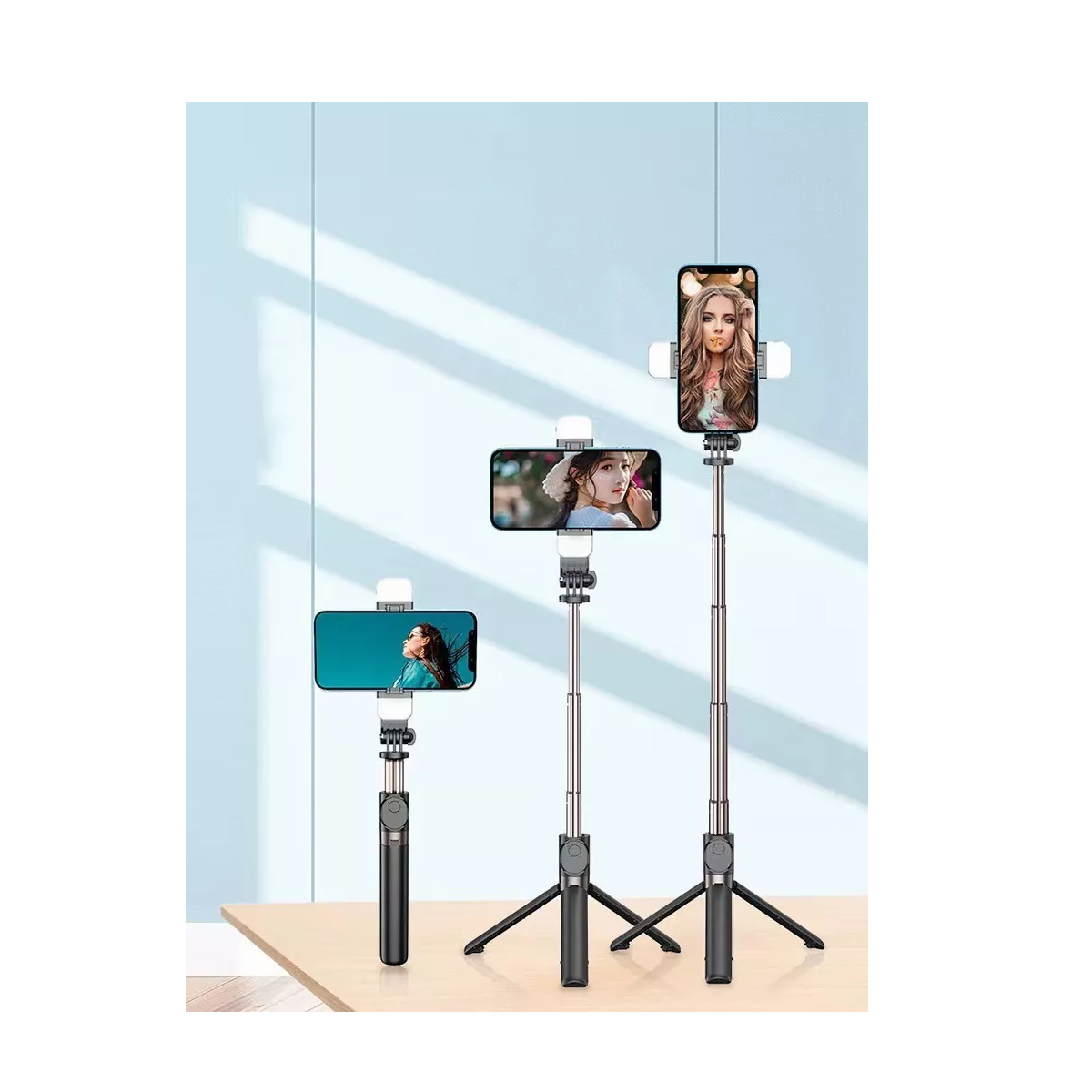 Foto 3 pulgar | Palo Selfie con Control Remoto Y Bluetooth Eo Safe Imports Esi-6781 color Negro