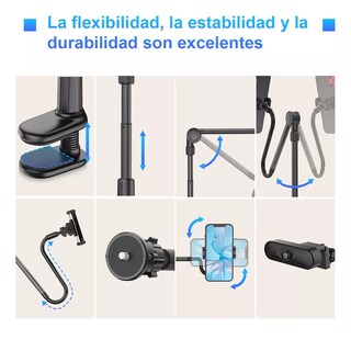 Foto 5 | Soporte Para Teléfono Ajustable, Soporte Para Cámara Web Eo Safe Imports Esi-10269 Negro