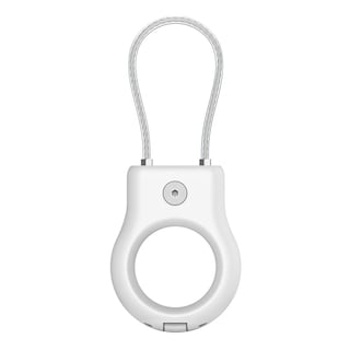 Foto 2 | Soporte de Seguridad Belkin Blanco con Cable Metálico para Airtag