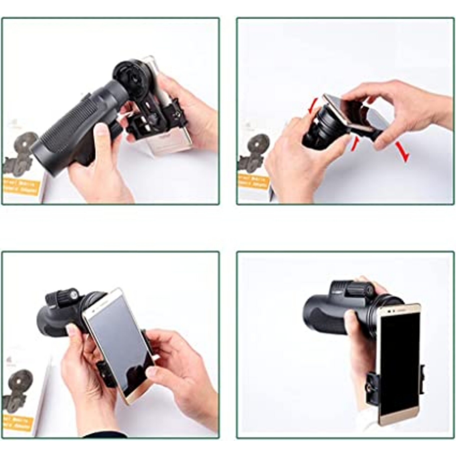 Foto 3 pulgar | Adaptador de Soporte de Teléfono Celular para Telescopio Binocular Monocular - Venta Internacional
