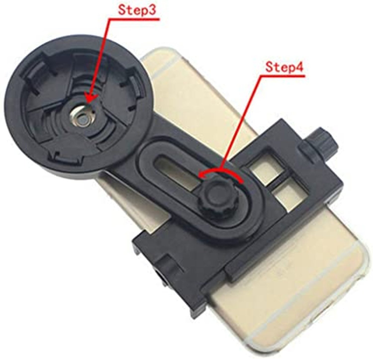 Foto 4 pulgar | Adaptador de Soporte de Teléfono Celular para Telescopio Binocular Monocular - Venta Internacional