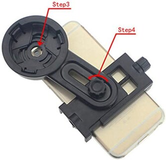 Foto 3 | Adaptador de Soporte de Teléfono Celular para Telescopio Binocular Monocular - Venta Internacional