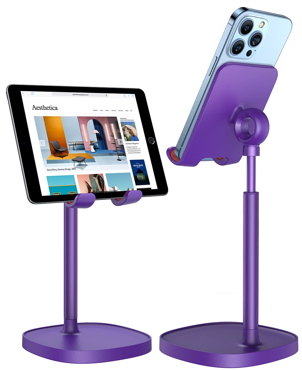 Foto 2 pulgar | Soporte Para Teléfono Celular Lisen Morado Oscuro Para Iphone 14 Y Tableta - Venta Internacional.