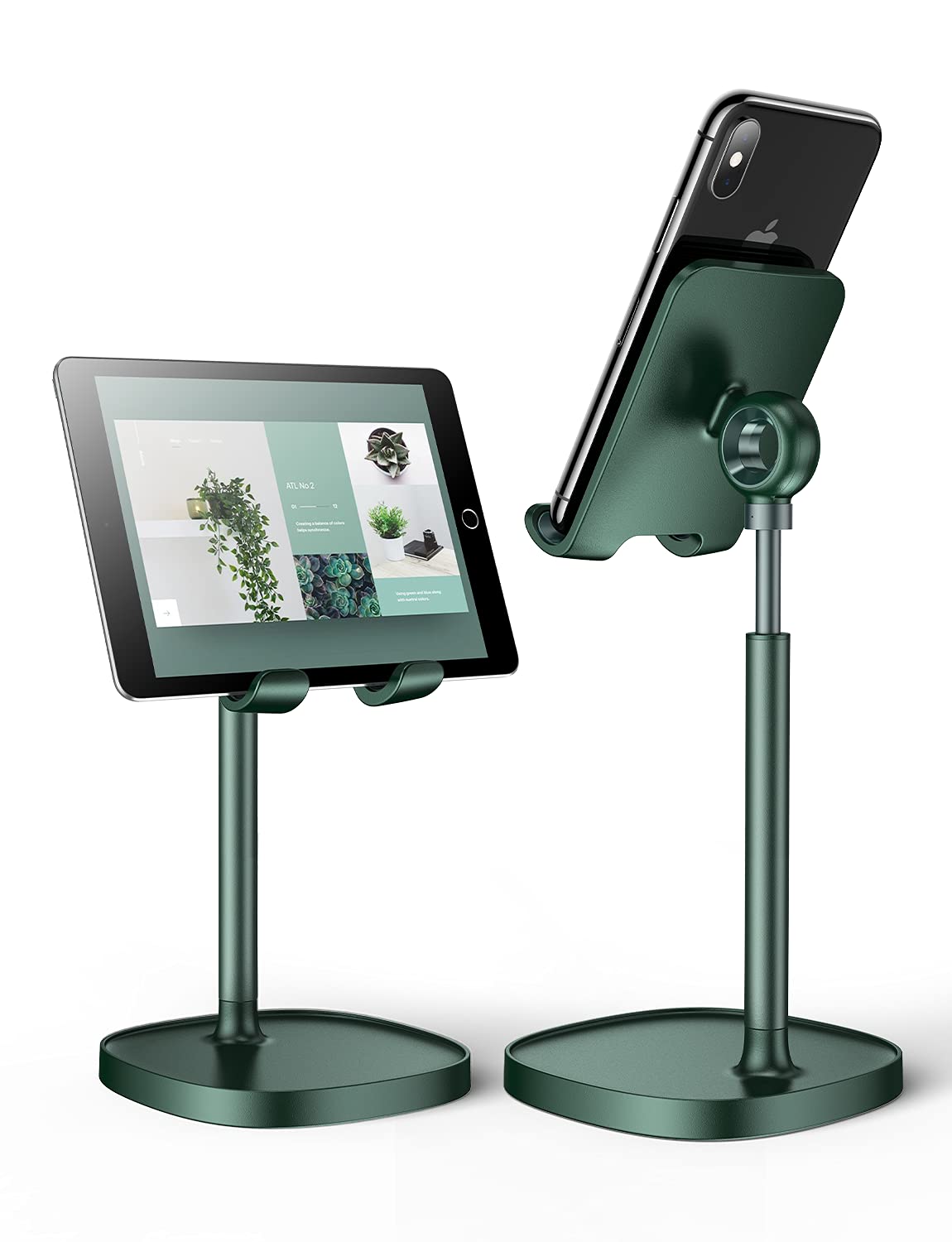 Soporte Para Teléfono Móvil Lisen En Ángulo Ajustable En Altura, Color Verde - Venta Internacional.