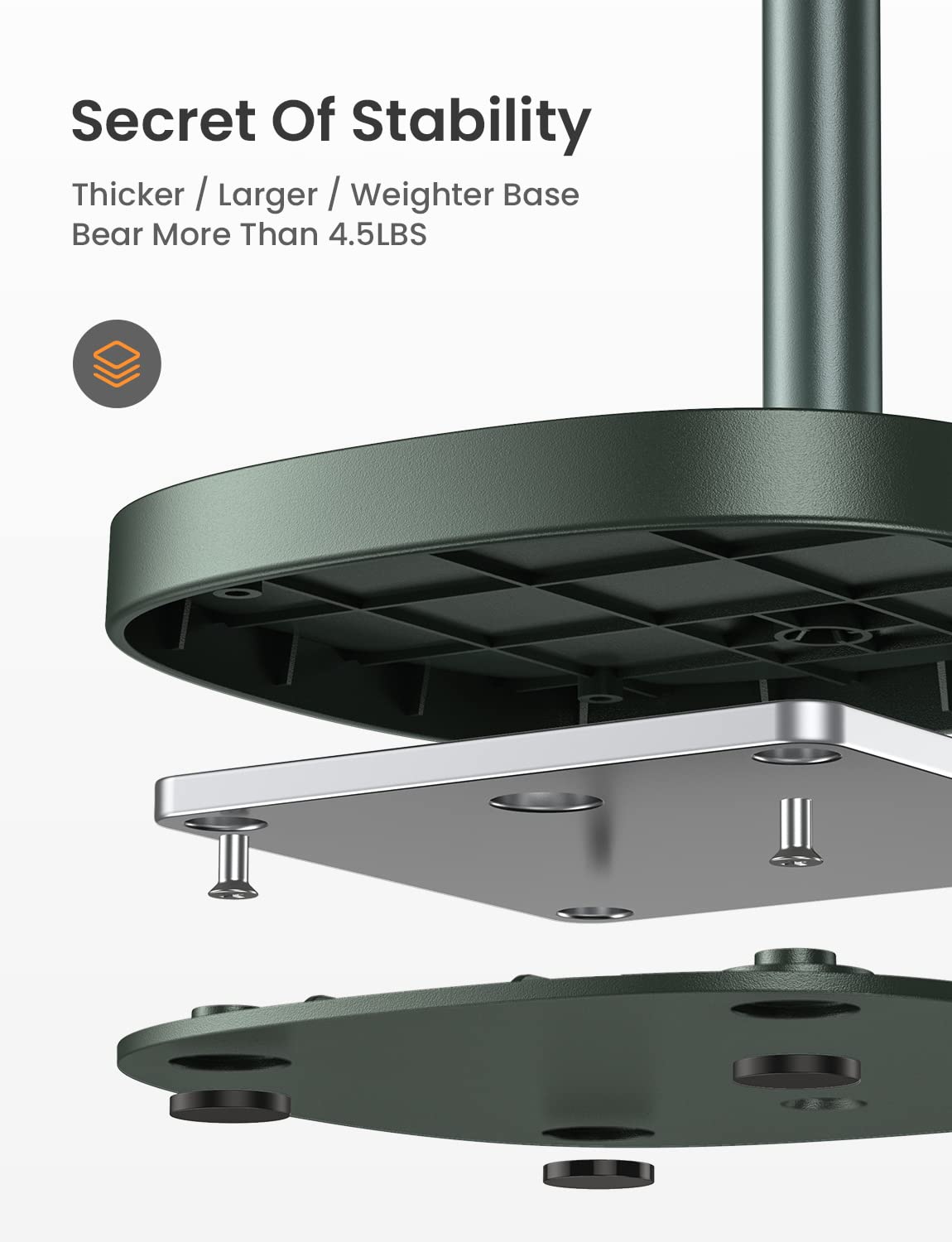 Foto 4 pulgar | Soporte Para Teléfono Móvil Lisen En Ángulo Ajustable En Altura, Color Verde - Venta Internacional.