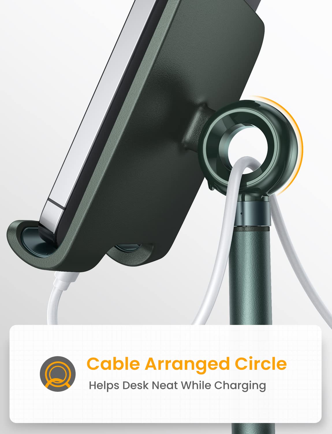 Foto 5 | Soporte Para Teléfono Móvil Lisen En Ángulo Ajustable En Altura, Color Verde - Venta Internacional.