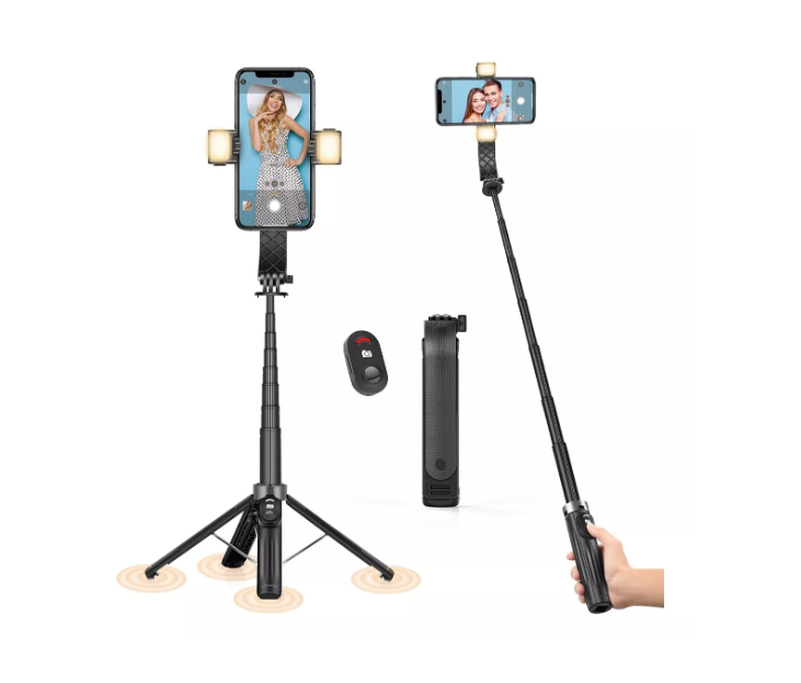 Foto 1 | Tripie Palo Selfies Stick Bluetooth Control Remoto Led 104cm