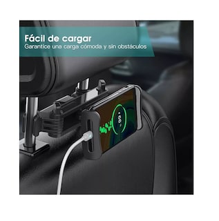 Foto 4 | Soporte Para Tablet Auto Cabecera Base Para 4.7-11 Pulgada Equipo, Negro