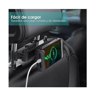Foto 4 | Soporte Para Tablet Auto Cabecera Base Para 4.7-11 Pulgada Equipo, Negro
