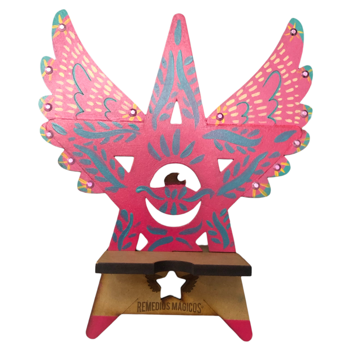 Soporte Pintado a Mano Decorativo Estrella