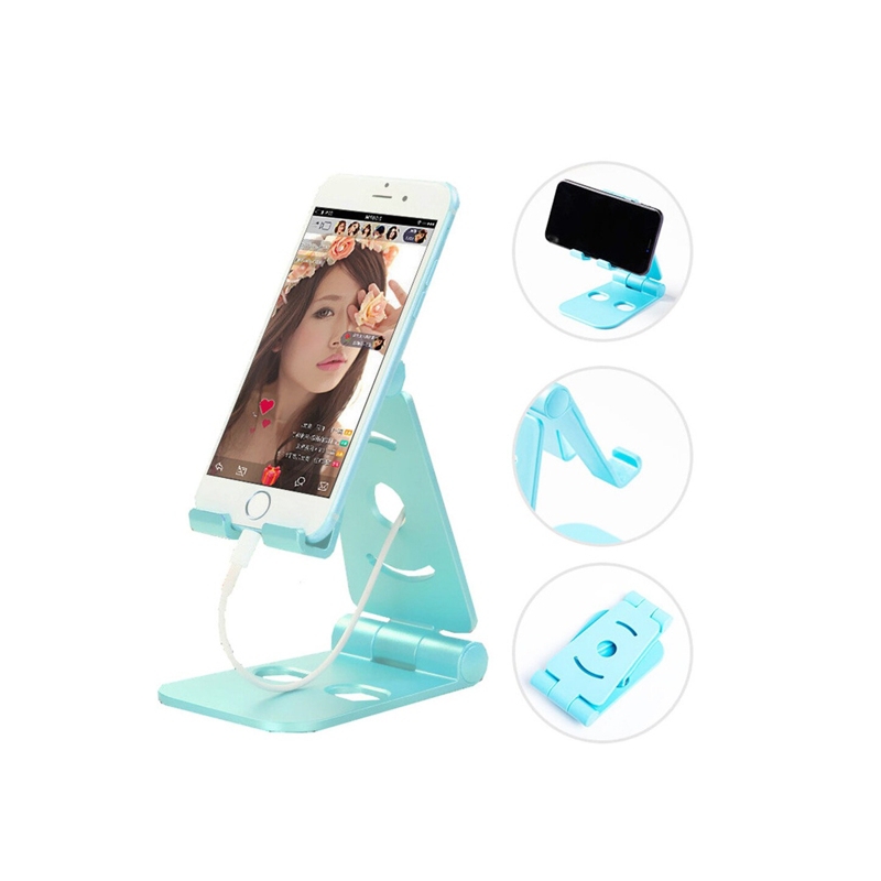 Foto 5 pulgar | Soporte De Escritorio Para Tablet Y Teléfono Celeste Celeste, 10 Cm De Altura - Venta Internacional.
