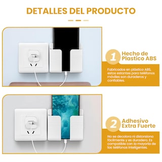 Foto 6 | Soportes Adhesivos 3 Piezas para Celular