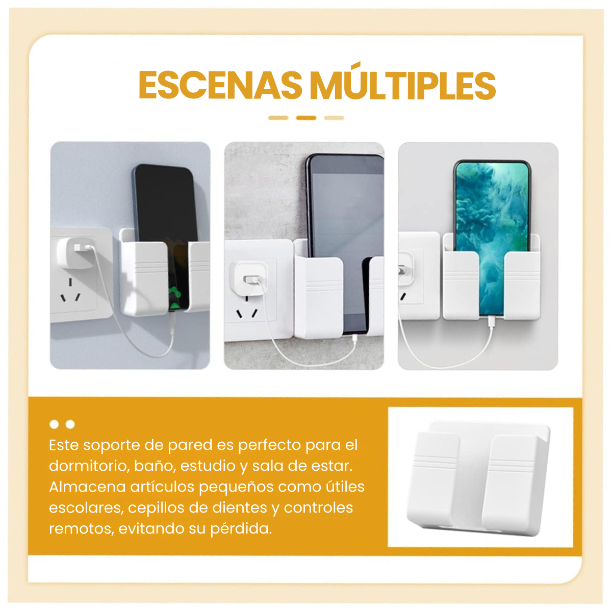 Foto 7 | Soportes Adhesivos 3 Piezas para Celular